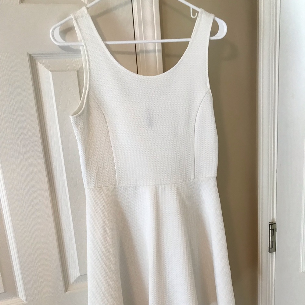 White Skater Dress